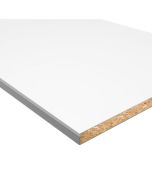 Bancada laminada efeito branco vidro 360 cm