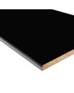 Bancada laminada efeito preto vidro 360 cm