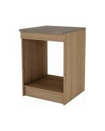 Móvel baixo para forno noa branca 60 cm