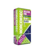 Argamassa para rebocos Morcemsec fino com cal branca 25kg Grupo Puma