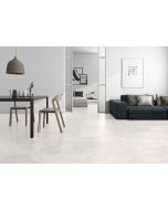 Pavimento porcelânico retificado grande formato mármore branco mate 60x120cm C2 Zicatela