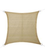 Toldo vela quadrado bege 5x5m