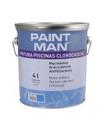 Tinta piscinas cloroborracha azul intenso paintman 4 l