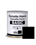 Esmalte ferro liso preto brilhante basic 750 ml
