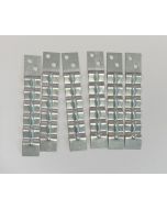 Pack de 6 garras de alumínio para instalação de janelas