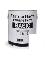Esmalte ferro liso branco brilhante basic 2,5 l