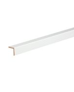 Cantoneira branca 3,5x3,5x244 cm