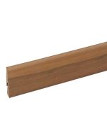 Rodapé madeira nogueira ranhurado 225x8x1,5cm 
