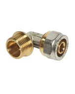 JOELHO 90º MACHO 16X2 1/2-COMPRESSÃO