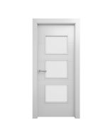 Porta de Interior ONS Envidraçada Branca Direita com molduras 203x75 cm