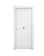 Porta de entrada Galia branca direita 206x86cm