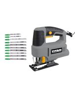 Conjunto serra de recorte pendular 600W Titan e pack 10 lâminas Erbauer