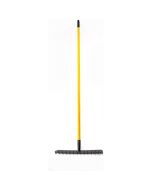 Rastelo de 14 dentes - cabo em fibra de vidro - preto/amarelo