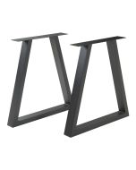 Pés de mesa - helloshop26 - conjunto de 2 - aço lacado - 72 x 70 cm - desig