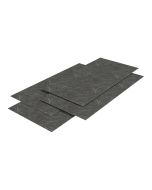 Revestimento de parede bladel 4 painéis PVC 120x60cm - diamante cinzento