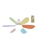 Ventoinha de teto ou lâmpada com luz LED altari E27 multicolor cct 18w