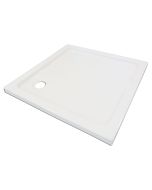 Ondee - base de duche yqua - antiderrapante - 80x80cm - acrílico - branco