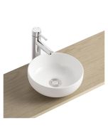 Lavatório apoio ø26 x a.12 cm cerâmica branca mira