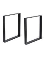 Rei | conjunto de 2 pés para mesas estilo industrial | 580x80x712mm | feito