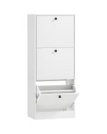 Sapateira 47x28x115 cm color blanco Homcom, casa - móveis de armazenamento