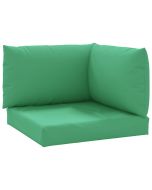Almofadões p/ móveis de paletes 3 pcs tecido oxford verde