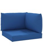 Almofadões para paletes 3 pcs tecido oxford azul