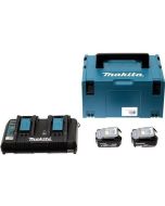 Pack 2 bat. 18v 6ah + carregador duplo