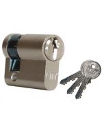 Cilindro semi-cilíndrico city iseo 30x10mm latão niquelado - variado v03 kc
