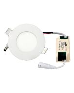 LED downlight 3w branco quente 3000k redondo rebaixado branco
