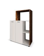 Armário multiusos catterhouse delfos 123 de 90 x 41 x 123 cm com 3 com