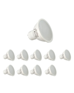 10x lâmpadas LED gu10 7w, 650 lm, luz fria 6000k