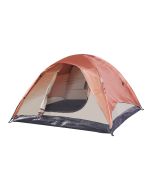 Tenda bergeijk  de teto duplo em poliéster 213x213x130 cm castanho ferrugem
