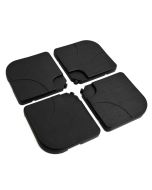 Base para chapéu de sol de 4 peça 50x50x7,5cm hdpe Outsunny
