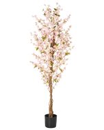Planta artificial sakura 185 cm rosa