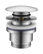 Válvula click-clack cinza | acabamento em aço [ imex® ]