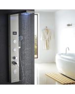 Painel de coluna de chuveiro de hidromassagem quadrado de aço inoxidável au