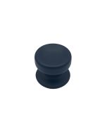 Puxador fixo puxador, diâmetro: 70 mm, alumínio, preto