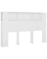 vidaXL mueble cabecero blanco 160x18,5x104,5 cm