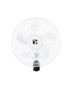 Ventilador de parede 40cm 45W 3 velocidades com comando Branco Raydan Home
