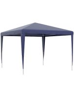 Tenda de exterior 293x293x252 cm aço e pe bicolor Outsunny