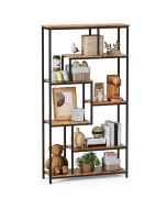 Estante vertical - 7 níveis - metal preto - 98x30x180 cm