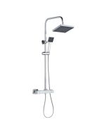 Ondee -  kit de calha de duche com misturadora celo - a95xl26cm - cromado