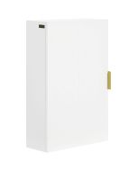 Armário casa de banho de parede 40x15x60 cm mdf color blanco kleankin