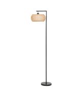Candeeiro de pé 52x33x170 cm aço, tecido tc Homcom, casa - iluminação