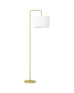 Candeeiro de pé 64x38x163,5 cm aço e poliéster bicolor Homcom