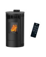 Salamandra a pellets flavia 9,5 kw sannover preto