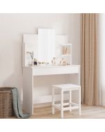Toucador com espelho 96x39x142 cm cor branco pt8728