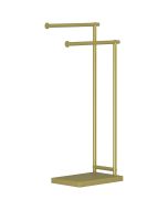 Toalheiro de pé 35.5x20x78 cm metal color amarillo Homcom