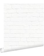 Estahome papel de parede parede de tijolo branco 53 cm x 10.05 m