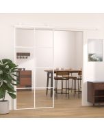 Porta deslizante em vidro esg e alumínio 102,5x205 cm branco ptxt5958